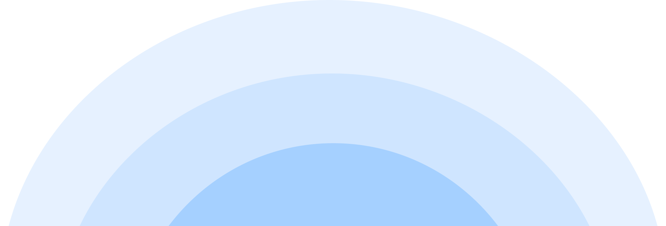 A blue oval shaped object on a black background.